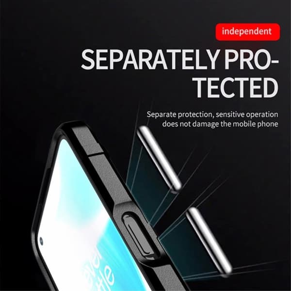 Rugged Shield OnePlus Nord N200 5G deksel - Svart Black