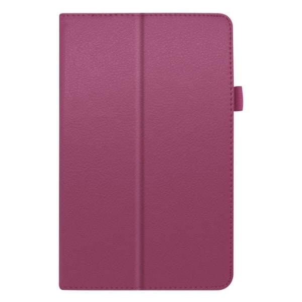 Lenovo Tab M8 litchi leather flip case - Purple Lila
