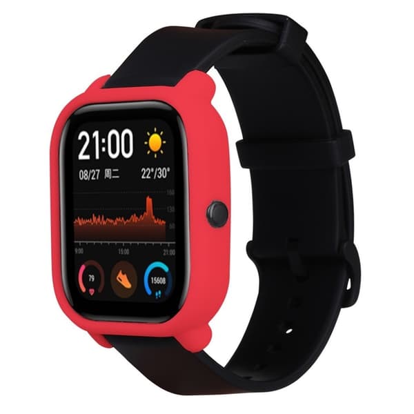 Amazfit GTS viileä silikonikotelo - Punainen Red