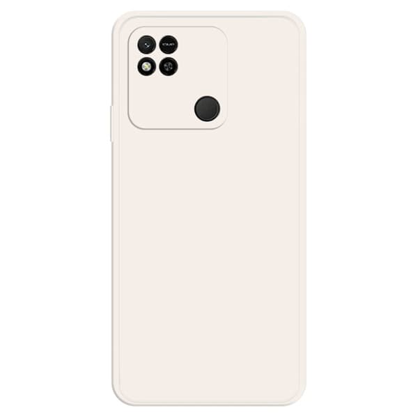 Avfasat gummerat anti-droppskydd för Xiaomi Redmi 10A - Beige Brun