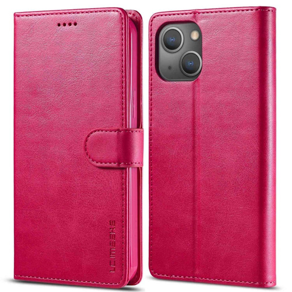 LC.IMEEKE iPhone 14 flip etui - Rød Red