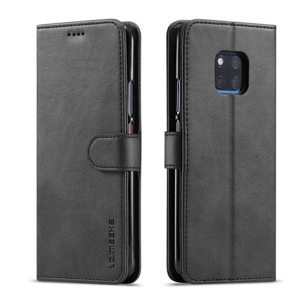 LC.Imeeke läder Huawei Mate 20 Pro fodral - Svart Svart