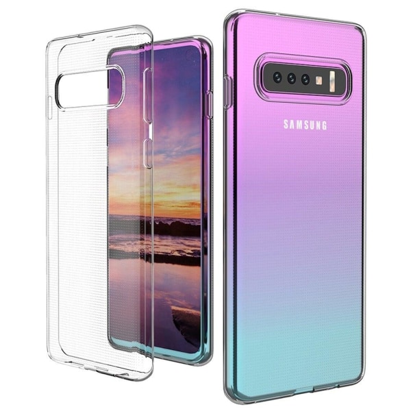 Ultratyndt gennemsigtigt etui til Samsung Galaxy S10 Transparent