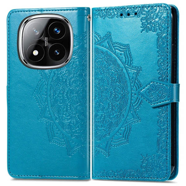 Mandala Xiaomi Redmi Note 14 Pro Plus 5G læderetui - Blå Blue