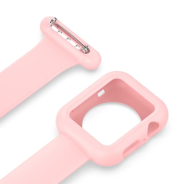 Apple Watch (41mm) enkel silikone-urrem - Lyserød Pink