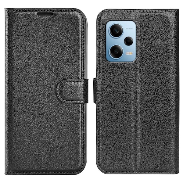Classic Xiaomi Redmi Note 12 Pro Flippetui - Svart Black