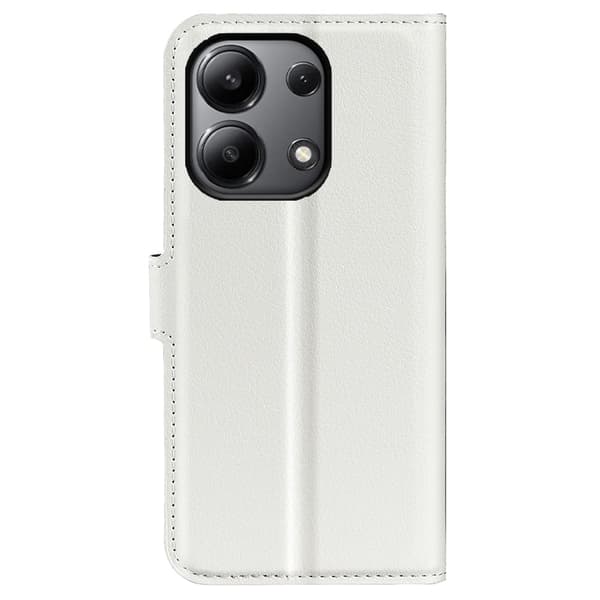 Klassisk Xiaomi Redmi Note 13 flip etui - Hvid White