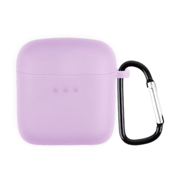 Boat Airdopes 131 silicone case with carabiner - Purple Lila