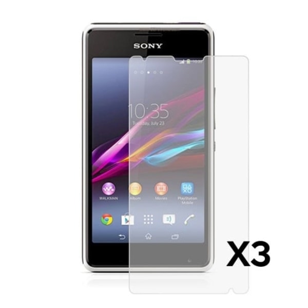 Skjermbeskytter For Sony Xperia E1 - 3 Stk Transparent