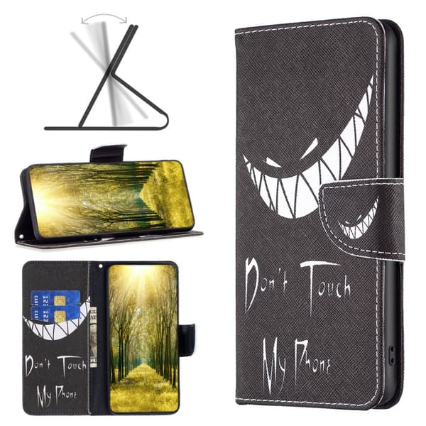 Wonderland Xiaomi Redmi Note 13 4G flip-etui - Ikke Rør Telefonen Min Black