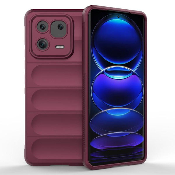 Mjukt greppformat Xiaomi 13 Pro skal - Röd Röd