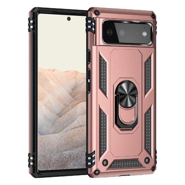 Bofink Combat Google Pixel 6 deksel - Rose Gull Multicolor