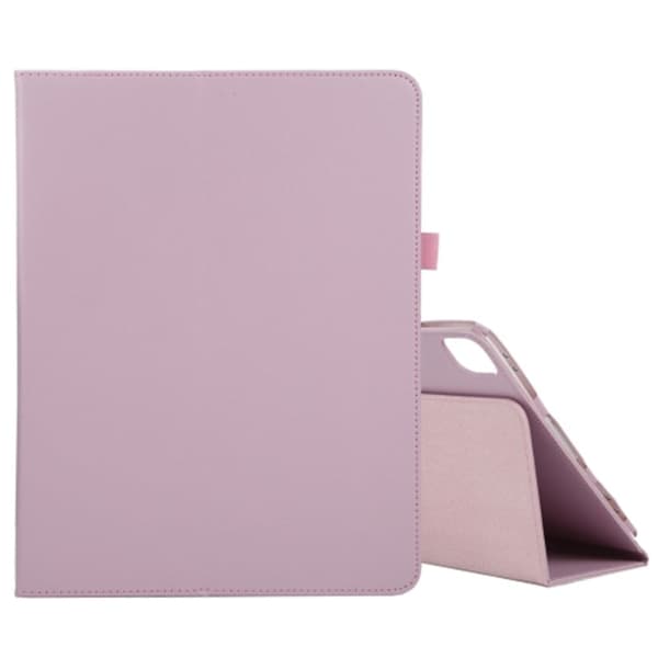Til iPad Pro 11 (2024) Etui Bi-Fold Stand PU Læder Tablet Cover med Stylus Loop Design - Lyserød Pink