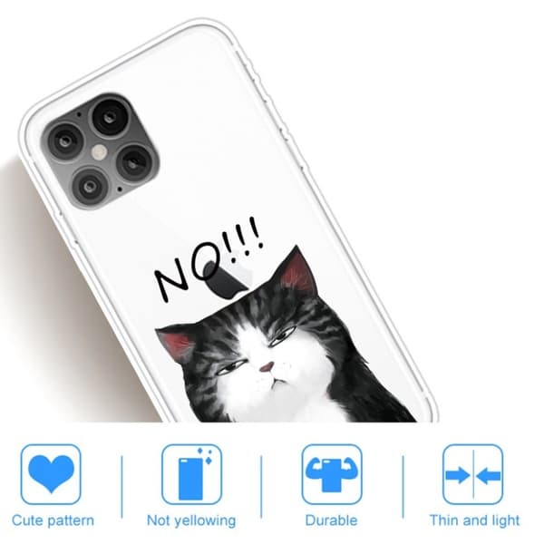Deco iPhone 12 Pro Max Etui - Katt Black