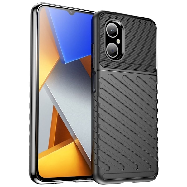 Thunder Xiaomi Poco M4 5g Etui - Sort Black