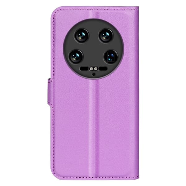 Klassisk Xiaomi 14 Ultra flip etui - Lilla Purple