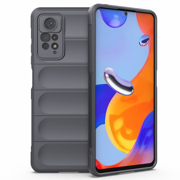 Blødt grebsformet cover til Xiaomi Redmi Note 11 Pro 5G / Xiaomi Redmi Note 11 Pro - Sølv/Grå Silver grey