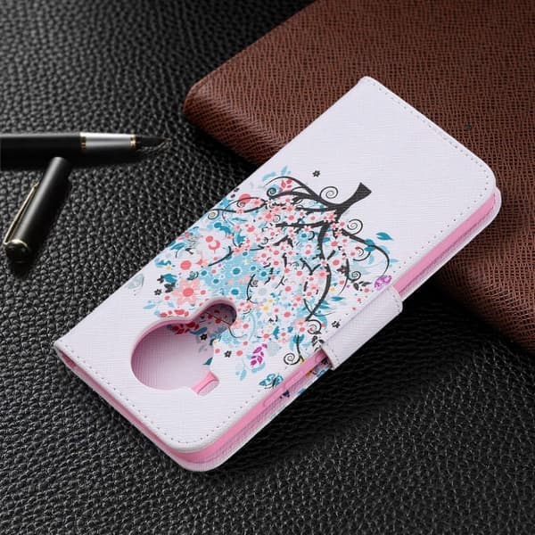 Wonderland Nokia 5.4 Flip etui - Træ Multicolor