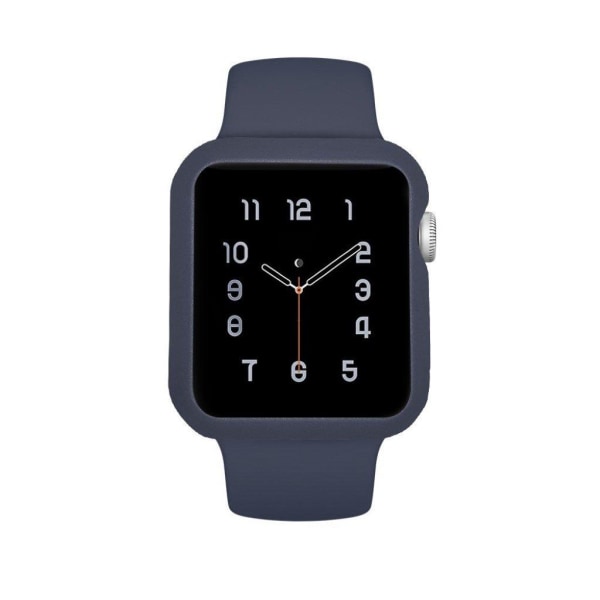 Apple Watch Series 3/2/1 42mm hållbar bumper ram - mörkblå Blå