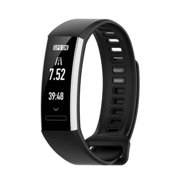 Huawei Band 2 Pro / Band 2 klockarmband i silikon - Svart Svart