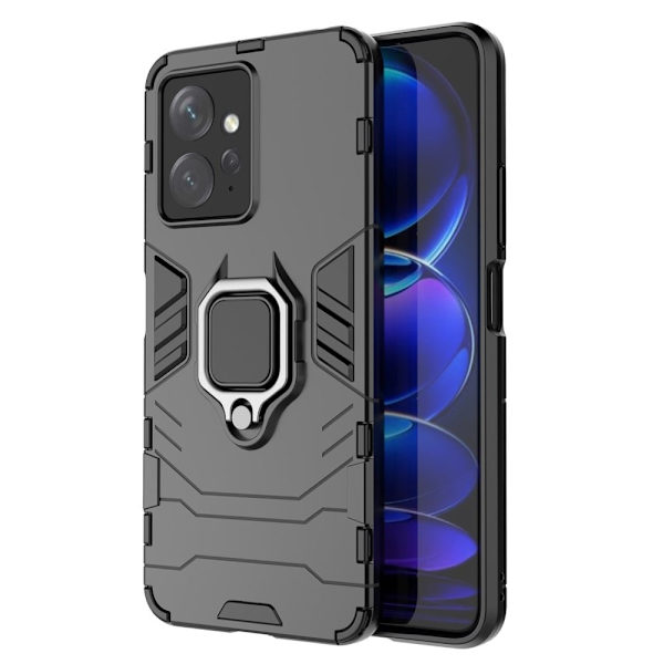 Ring Guard kotelo - Xiaomi Redmi Note 12 - Musta Black