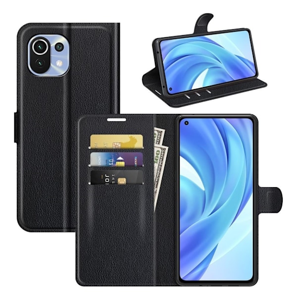Classic Xiaomi Mi 11 Lite 5g / Mi 11 Lite Flip Etui - Sort Black