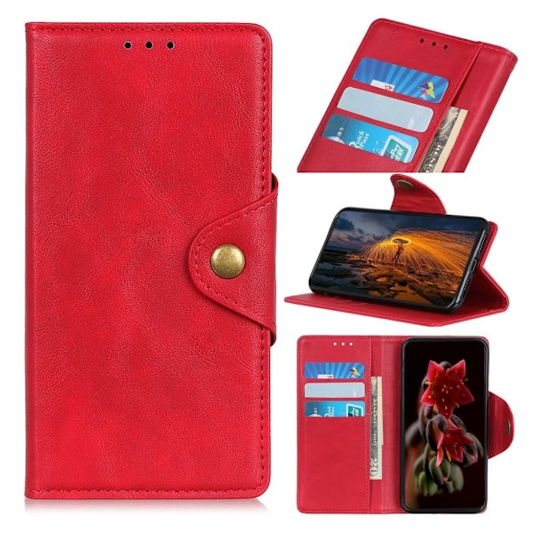 Alpha Samsung Galaxy A21 flip etui - Rød Red