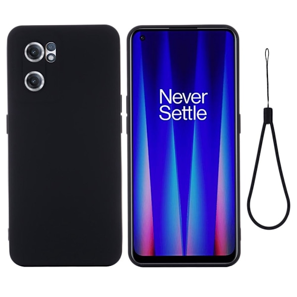 Matte Liquid OnePlus Nord CE 2 5G silikone cover - Sort Black