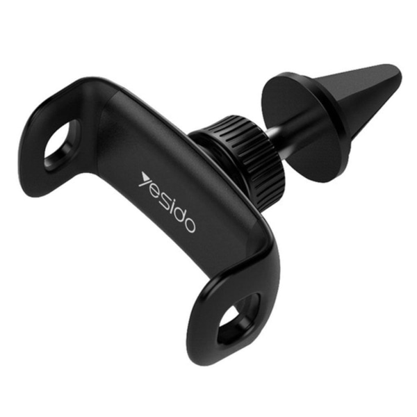 YESIDO C47 mini silicone car mount holder - Black Svart