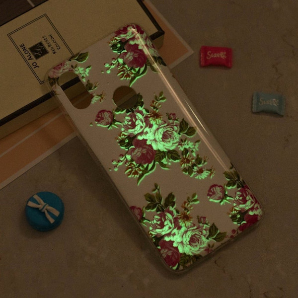 Xiaomi Redmi S2 mobilskal silikon självlysande - Blommande blomma multifärg