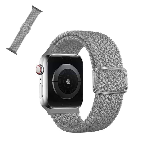 Apple Watch 40 mm urrem med nylonmønster - Beige Brown
