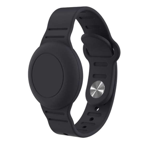 AirTags silikonarmbånd - Svart Black