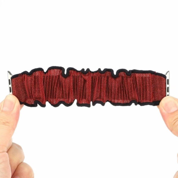 Apple Watch Series 6 / 5 44mm hair band themed watch band - Red Röd