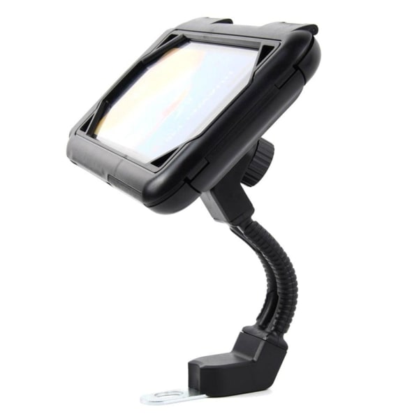 Universal bicycle rearview mirror mount + phone case Black