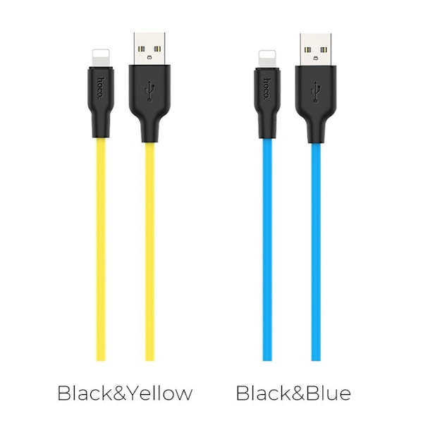 HOCO U72 Forest Silikoneopladerkabel til Micro - Sort Black