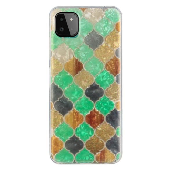 Deco Samsung Galaxy A22 5G skal - Grön Skarvning Grön