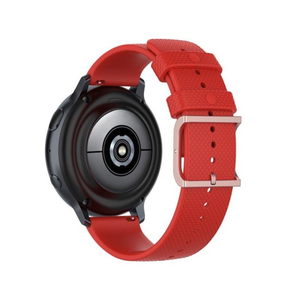 Silikoneurrem til Samsung Galaxy Watch 3 (41mm) / Active - Rød Red