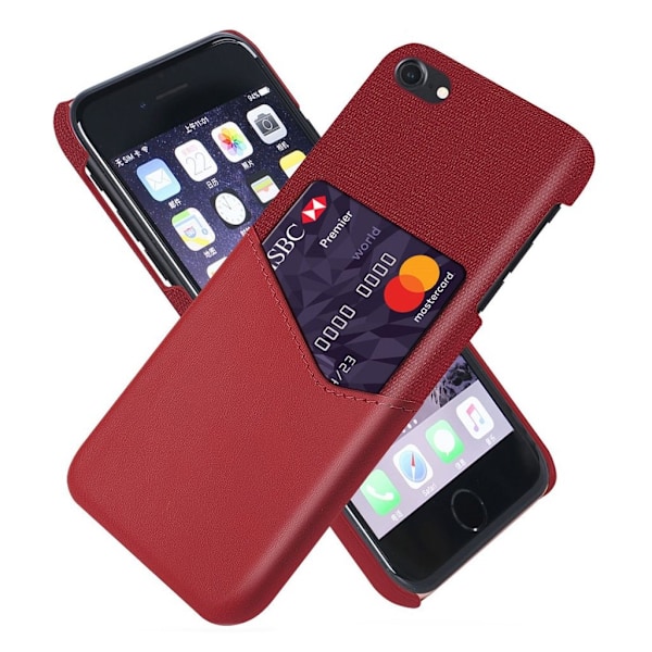 Bofink iPhone SE 2020 / 8 / 7 Kort Deksel - Rød Red