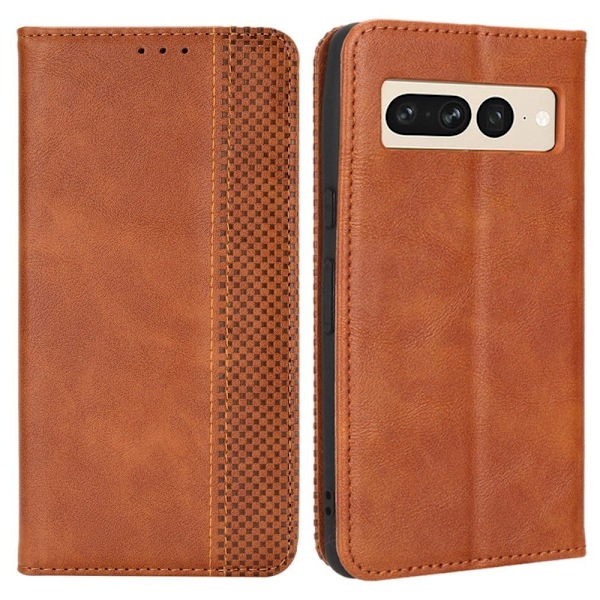 Bofink Vintage Google Pixel 7 Pro Læder Etui - Brun Brown