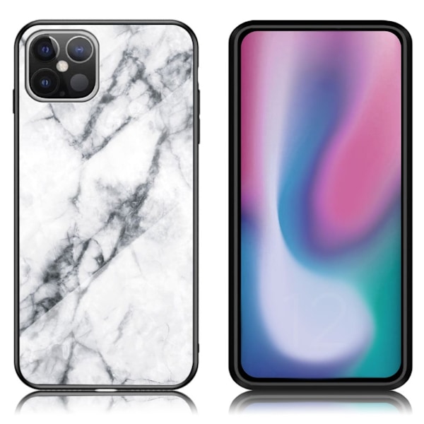 Fantasy Marble iPhone 12 Pro Max deksel - Hvit White