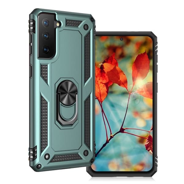 Bofink Combat Samsung Galaxy S21 etui - Dark grøn Green