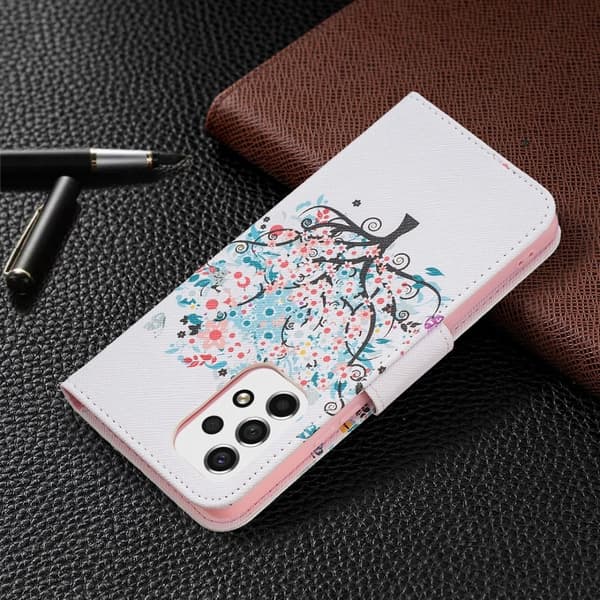 Wonderland Samsung Galaxy A53 5G Flippetui - Blomst Tre Multicolor