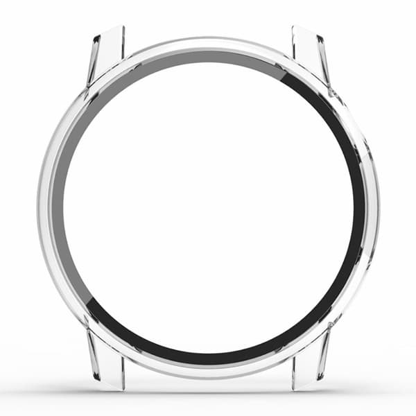 Coros Pace 3 Hard Frame Watch Case Cover with Tempered Glass Screen Film - Transparent Transparent