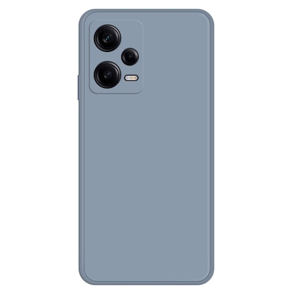 Avfasat gummerat anti-droppskydd för Xiaomi Redmi Note 12 Pro - Grå Blå Blå
