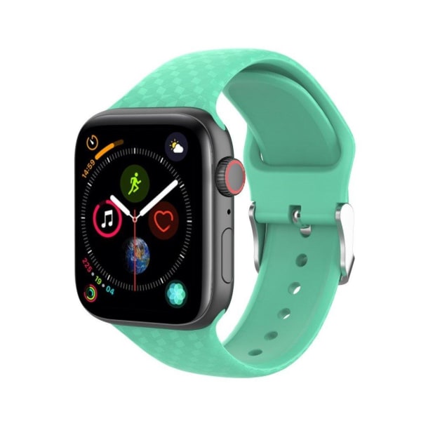 Apple Watch Series 5 40mm 3D rhinestone silicone watch band - Gr Green