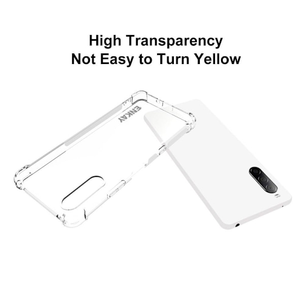 ENKAY klart faldsikkert etui til Sony Xperia 10 III Transparent
