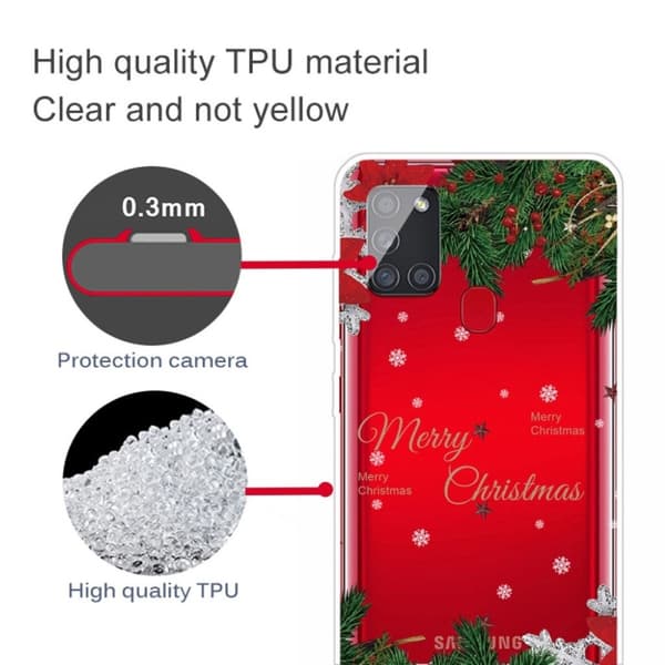 Juleveske til Samsung Galaxy A21s - Gress Green