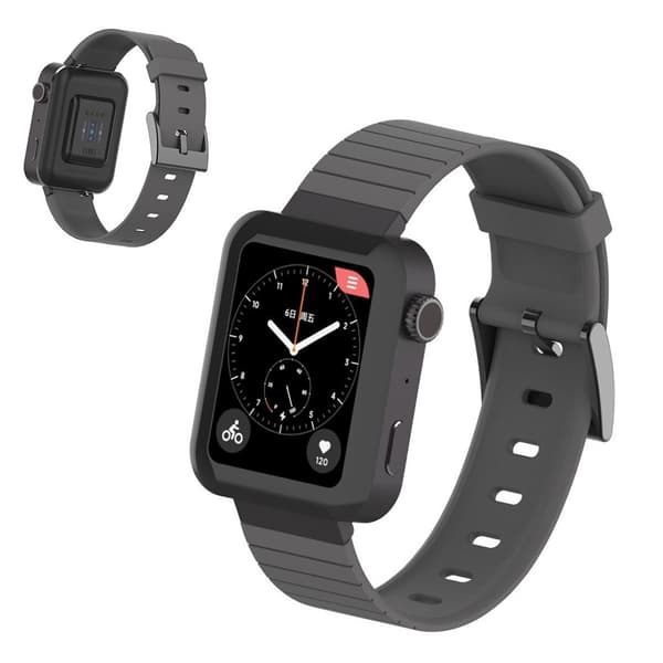 Xiaomi Mi Watch Premium Edition silikone Urrem - Mørkegrå Silver grey