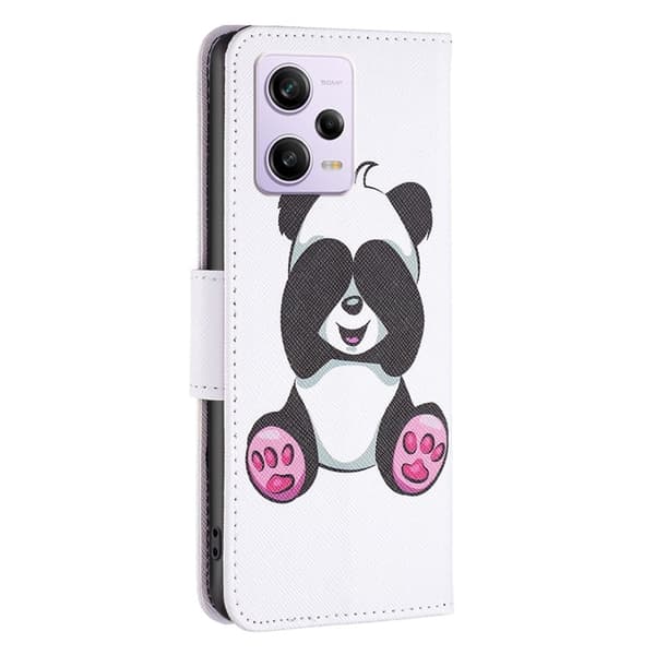Wonderland Xiaomi Poco X5 Pro Läppäkotelo - Panda White
