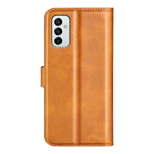 Samsung Galaxy M23 nahkainen lompakokkotelo - Keltainen Yellow